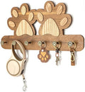 Farmhouse Dog Leash Holder for Wall for Pet Supply Storage, White
